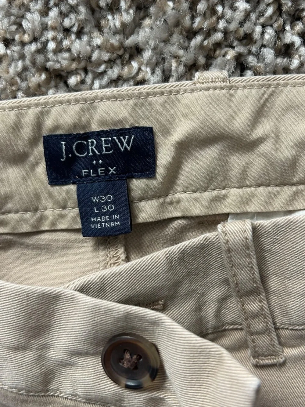 J.Crew Flex Slim Fit Khaki Pants – Men's 30x30 – Excellent Condition